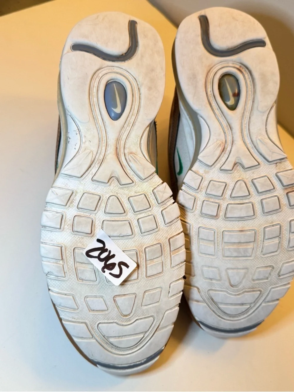 Nike Air Max 97 Brown, Green & White Retro Sneakers